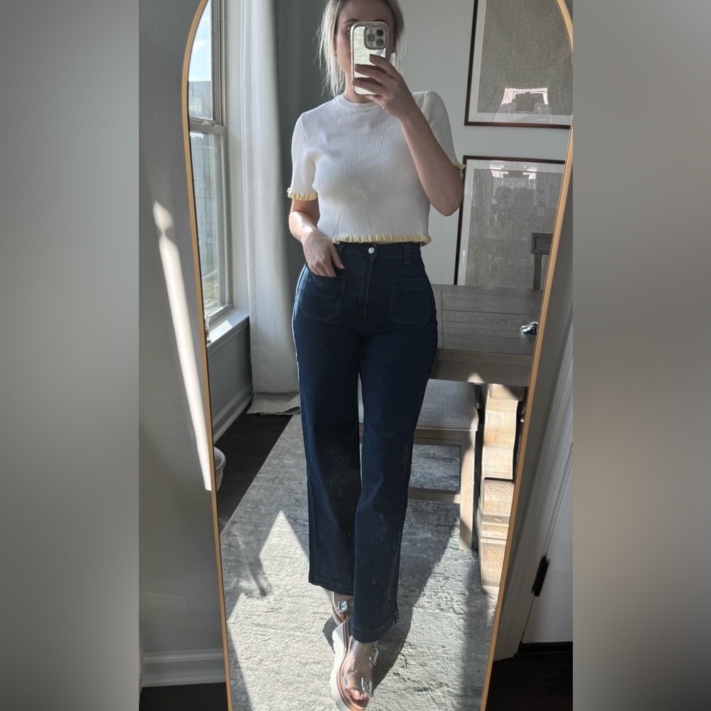 Classic Blue Women's Dark Wash Jeans - Picture 11 of 14